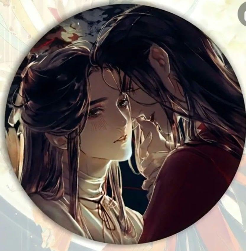 Amazon | 天官賜福 謝憐✕花城 缶バッジ 缶バッジ謝憐✕花城 ①